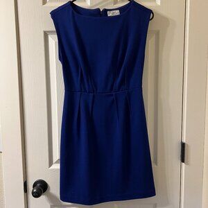 LOFT Cobalt Blue Sleeveless Midi Dress Size 0P